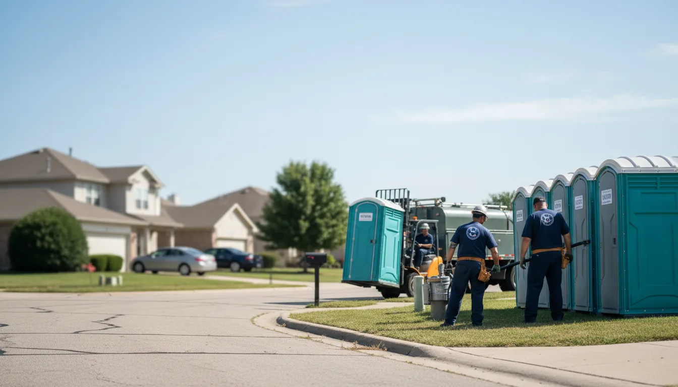 Porta Potty Rental in Wakarusa, KS near me